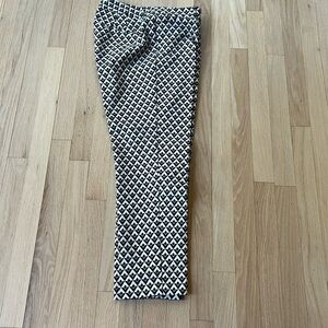 Print slim ankle pant